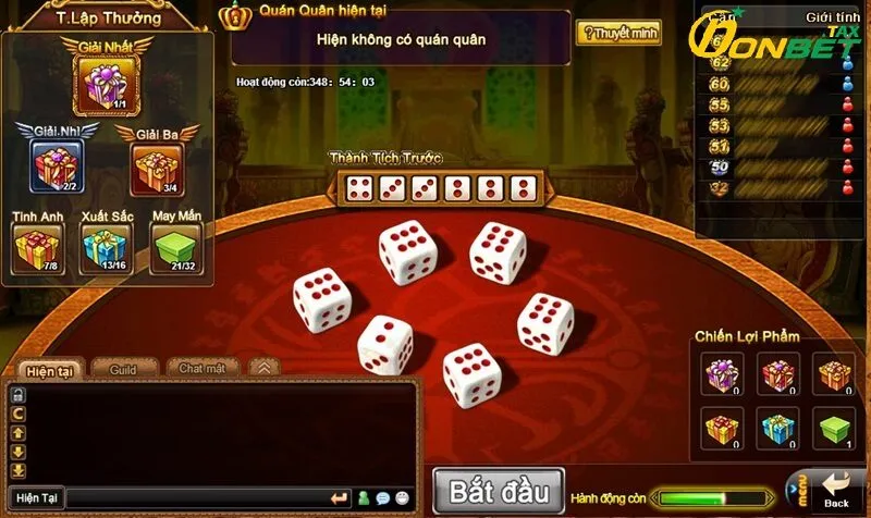 Khám Phá Thế Giới Xí Ngầu Đỉnh Cao Tại ONBET 2 Hướng dẫn tham gia chơi xí ngầu tại ONBET