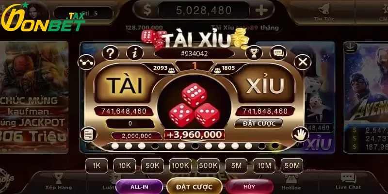 Lý do ONBET là điểm đến hàng đầu cho tài xỉu